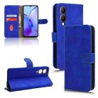 For vivo Y17s 4G Skin Feel Magnetic Flip Leather Phone Case(Blue) - 1