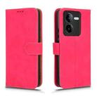 For vivo iQOO Z8 Skin Feel Magnetic Flip Leather Phone Case(Rose Red) - 3