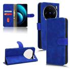 For vivo X100 Pro Skin Feel Magnetic Flip Leather Phone Case(Blue) - 1