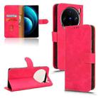 For vivo X100 Pro Skin Feel Magnetic Flip Leather Phone Case(Rose Red) - 1