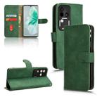 For vivo S18 Skin Feel Magnetic Flip Leather Phone Case(Green) - 1