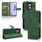 For vivo S18e Skin Feel Magnetic Flip Leather Phone Case(Green) - 1