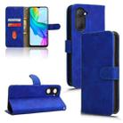 For vivo Y03 4G Skin Feel Magnetic Flip Leather Phone Case(Blue) - 1