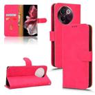 For vivo V30E 5G Skin Feel Magnetic Flip Leather Phone Case(Rose Red) - 1