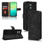 For vivo Y38 5G Skin Feel Magnetic Flip Leather Phone Case(Black) - 1