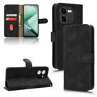 For vivo iQOO Z9X Skin Feel Magnetic Flip Leather Phone Case(Black) - 1