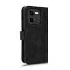 For vivo iQOO Z9X Skin Feel Magnetic Flip Leather Phone Case(Black) - 3