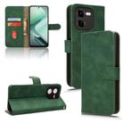 For vivo iQOO Z9X Skin Feel Magnetic Flip Leather Phone Case(Green) - 1