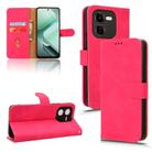 For vivo iQOO Z9X Skin Feel Magnetic Flip Leather Phone Case(Rose Red) - 1