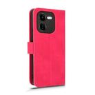 For vivo iQOO Z9X Skin Feel Magnetic Flip Leather Phone Case(Rose Red) - 3