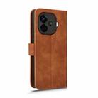 For vivo iQOO Z9 Skin Feel Magnetic Flip Leather Phone Case(Brown) - 3