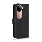 For vivo V40e 5G India / iQOO Z9s 5G Skin Feel Magnetic Flip Leather Phone Case(Black) - 3