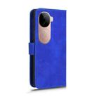 For vivo V40e 5G India / iQOO Z9s 5G Skin Feel Magnetic Flip Leather Phone Case(Blue) - 3