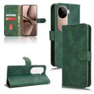 For vivo V40e 5G India / iQOO Z9s 5G Skin Feel Magnetic Flip Leather Phone Case(Green) - 1