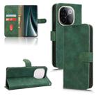 For vivo T3 Pro 5G India Skin Feel Magnetic Flip Leather Phone Case(Green) - 1