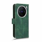 For vivo X200 5G Skin Feel Magnetic Flip Leather Phone Case(Green) - 3