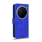 For vivo X200 Pro 5G Skin Feel Magnetic Flip Leather Phone Case(Blue) - 3