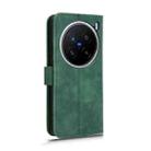 For vivo X200 Pro 5G Skin Feel Magnetic Flip Leather Phone Case(Green) - 3