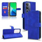 For vivo Y19s 4G Global Skin Feel Magnetic Flip Leather Phone Case(Blue) - 1