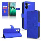 For vivo iQOO Z9 5G Global Skin Feel Magnetic Flip Leather Phone Case(Blue) - 1