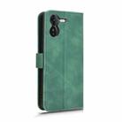 For vivo iQOO Z9 5G Global Skin Feel Magnetic Flip Leather Phone Case(Green) - 3