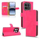 For vivo iQOO 13 Skin Feel Magnetic Flip Leather Phone Case(Rose Red) - 1