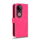 For vivo V50 Skin Feel Magnetic Flip Leather Phone Case(Rose Red) - 3