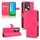 For vivo Y29 4G Global Skin Feel Magnetic Flip Leather Phone Case(Rose Red) - 1
