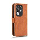 For vivo Y29 4G Global Skin Feel Magnetic Flip Leather Phone Case(Brown) - 3