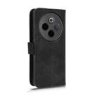 For vivo Y300 Pro 5G Skin Feel Magnetic Flip Leather Phone Case(Black) - 3
