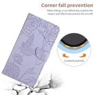 For vivo Y29 4G Global HT03 Skin Feel Butterfly Embossed Flip Leather Phone Case(Purple) - 2