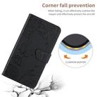 For vivo Y29 4G Global HT03 Skin Feel Butterfly Embossed Flip Leather Phone Case(Black) - 2