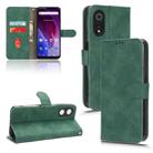 For CUBOT P60 Skin Feel Magnetic Flip Leather Phone Case(Green) - 1