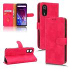 For CUBOT P60 Skin Feel Magnetic Flip Leather Phone Case(Rose Red) - 1
