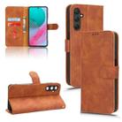 For Samsung Galaxy M54 5G Skin Feel Magnetic Flip Leather Phone Case(Brown) - 1