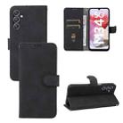 For Samsung Galaxy M34 5G Skin Feel Magnetic Flip Leather Phone Case(Black) - 1