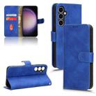 For Samsung Galaxy S23 FE 5G Skin Feel Magnetic Flip Leather Phone Case(Blue) - 1