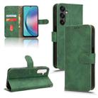 For Samsung Galaxy A25 5G Skin Feel Magnetic Flip Leather Phone Case(Green) - 1