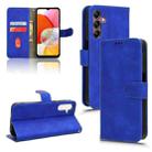 For Samsung Galaxy A15 Skin Feel Magnetic Flip Leather Phone Case(Blue) - 1