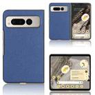 For Google Pixel Fold PU Leather PC Phone Case(Blue) - 1