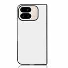 For Google Pixel 9 Pro Fold PU Leather PC Phone Case(White) - 3