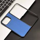 For Google Pixel 9 Pro Fold PU Leather PC Phone Case(Blue) - 2