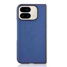 For Google Pixel 9 Pro Fold PU Leather PC Phone Case(Blue) - 3