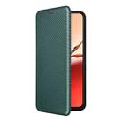 For OPPO Reno12 F 5G / 4G Carbon Fiber Texture Flip Leather Phone Case(Green) - 2