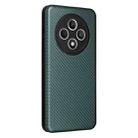 For OPPO Reno12 F 5G / 4G Carbon Fiber Texture Flip Leather Phone Case(Green) - 3