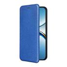 For OPPO Find X8 Carbon Fiber Texture Flip Leather Phone Case(Blue) - 2