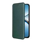 For OPPO Find X8 Carbon Fiber Texture Flip Leather Phone Case(Green) - 2