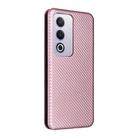 For OPPO A3 Pro Global Carbon Fiber Texture Flip Leather Phone Case(Pink) - 3