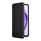 For OPPO A3 Pro Global Carbon Fiber Texture Flip Leather Phone Case(Black) - 2