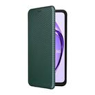 For OPPO A3 Pro Global Carbon Fiber Texture Flip Leather Phone Case(Green) - 2